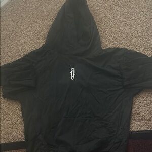 Black Hooded Sweater